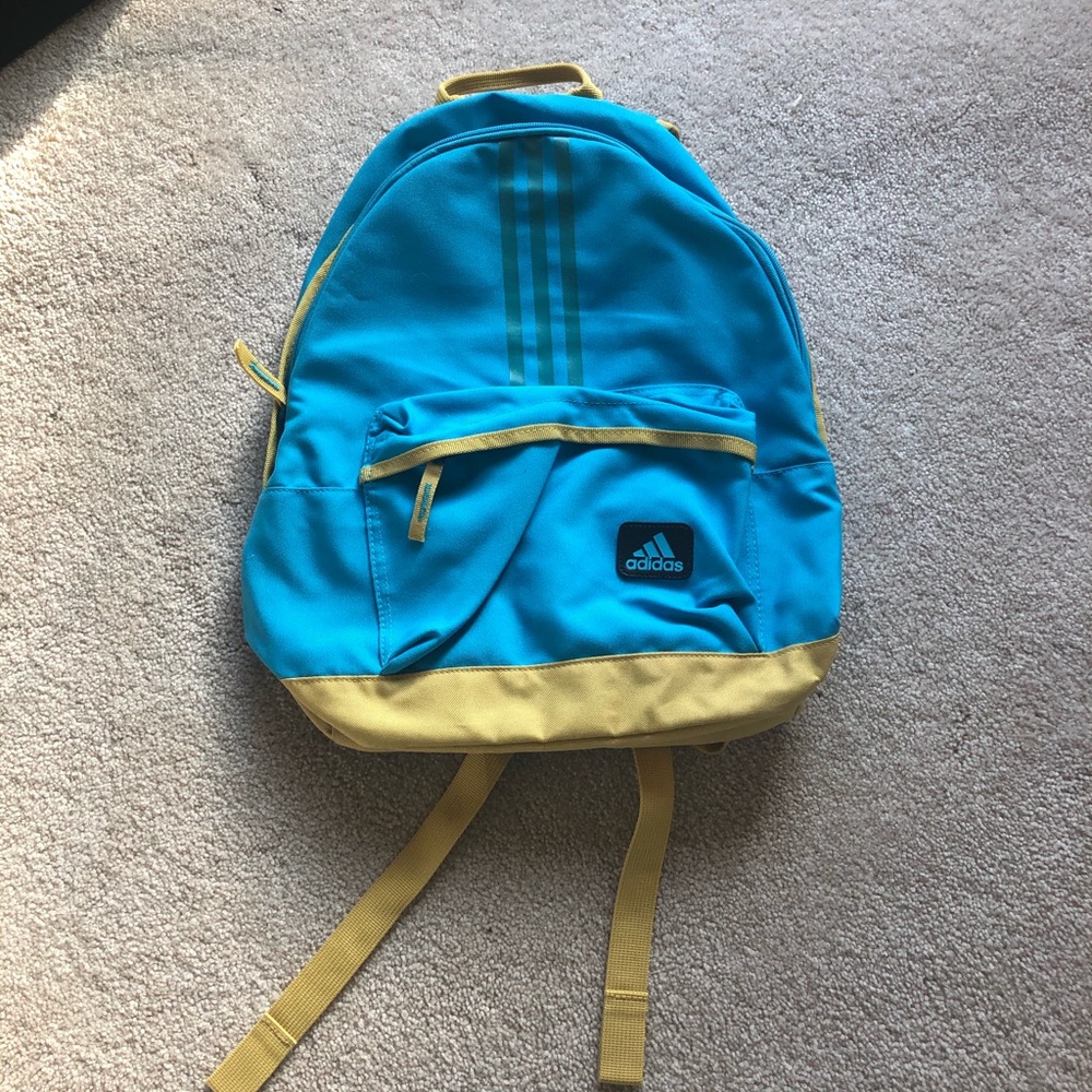 Adidas blue backpack